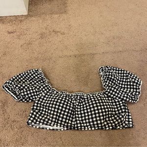 Aerie plaid bikini top XXL